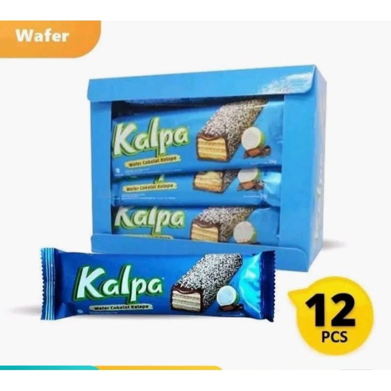 

wafer coklat kelapa, 1 box isi 12 pcs