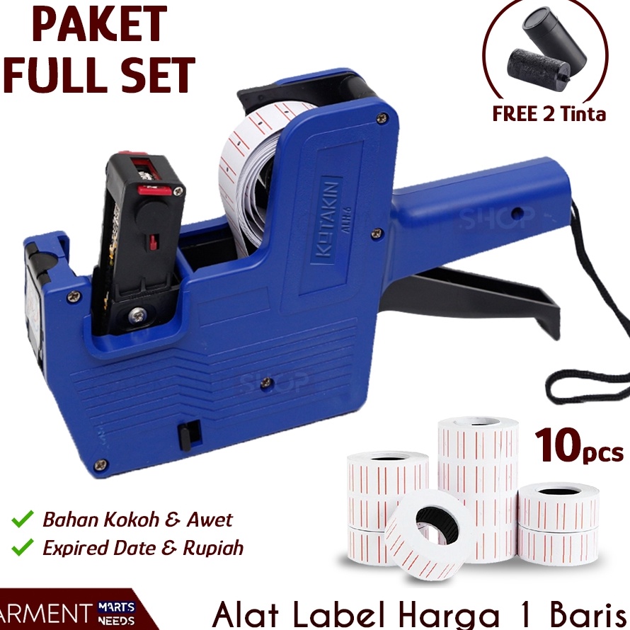 

DISKON DAHSYAT Alat Label Harga Expired Date Snack Kerupuk Label 8 digit MX 55