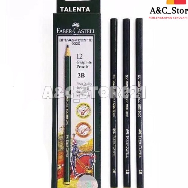 

HJ6 PENSIL 2B FABER CASTELL PENSIL FABERCASTELL 1 PACK