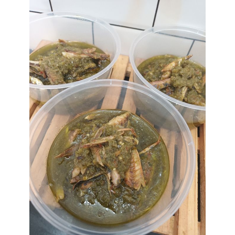 

Sambal Ijo Ikan Asin 200gr-500gr