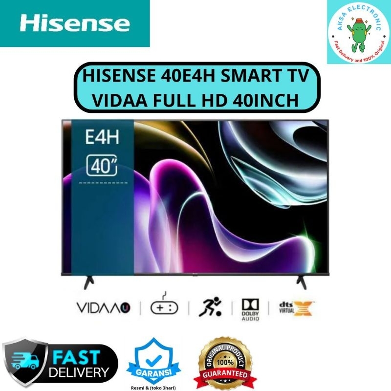 HISENSE 40E4H SMART TV VIDAA FULL HD 40INCH