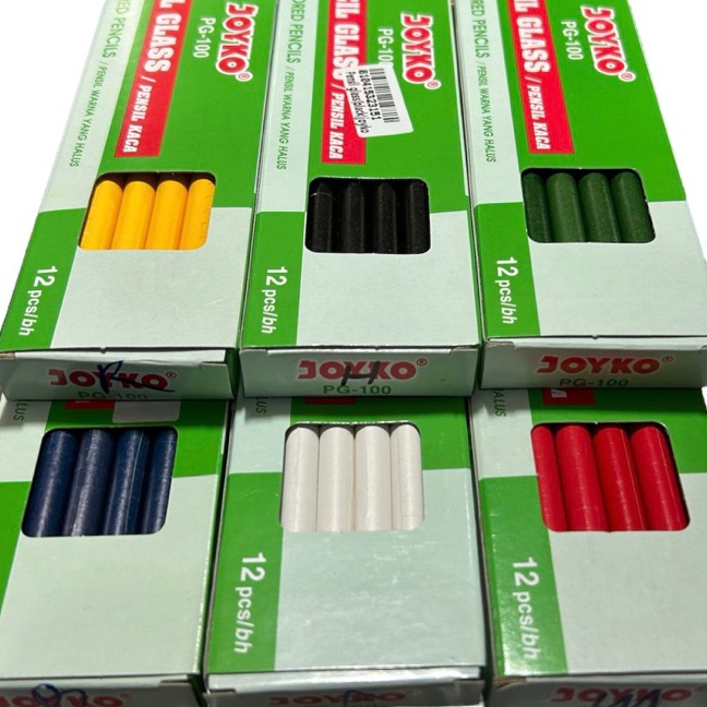 

KP8 Pensil Kapur Jahit Pensil Pola Kain Joyko 1 Lusin