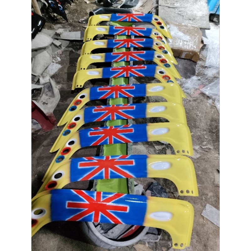 Talang Air Canter Truk Motif Logo