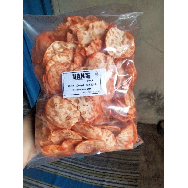 

KERIPIK TEMPESAGU 250GRM BALADOEXSTRA PEDAS,ENAK,GRIH,&RENYAH