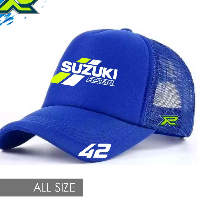 HARI INI SAJA DISKON BIG Topi Trucker Snapback Suzuki Escar Motogp Team Rins42