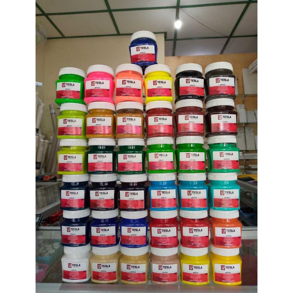 

ART C2B3 Cat Acrylic Tesla 125ml Pilihan Warna Lengkap Untuk Melukis