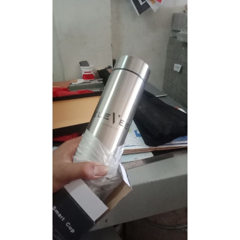 

custom thumbler LED .termos.design suka2.temperature print uv 1 sisi