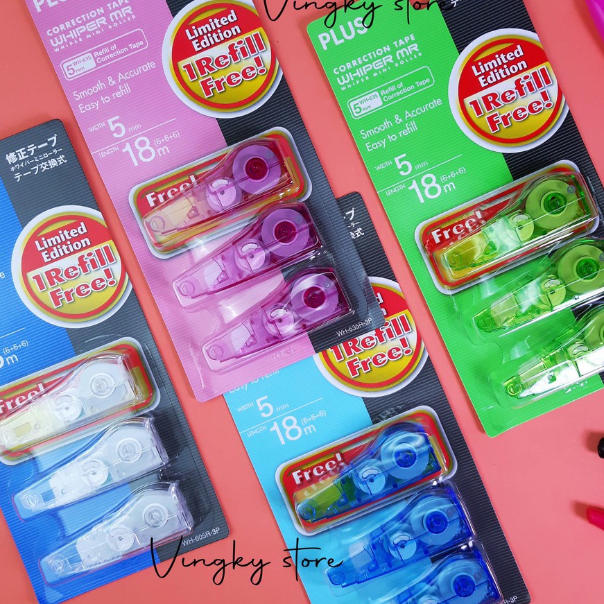 

Limit Refill Correction Tape Isi Ulang Tipex Plus WH635 WH65 isi 3pc
