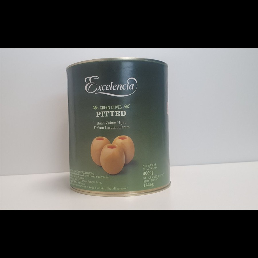 

Green Pitted Olive Excelencia / Buah Olive Hijau Iris Excelencia - 3 Kg