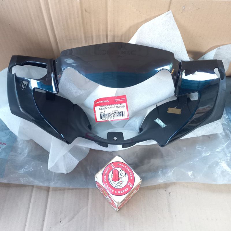 COVER TOTOK BATOK LAMPU DEPAN HONDA SUPRA X 125 OLD LAMA HITAM CAKRAM 53205-KPH-700FMB