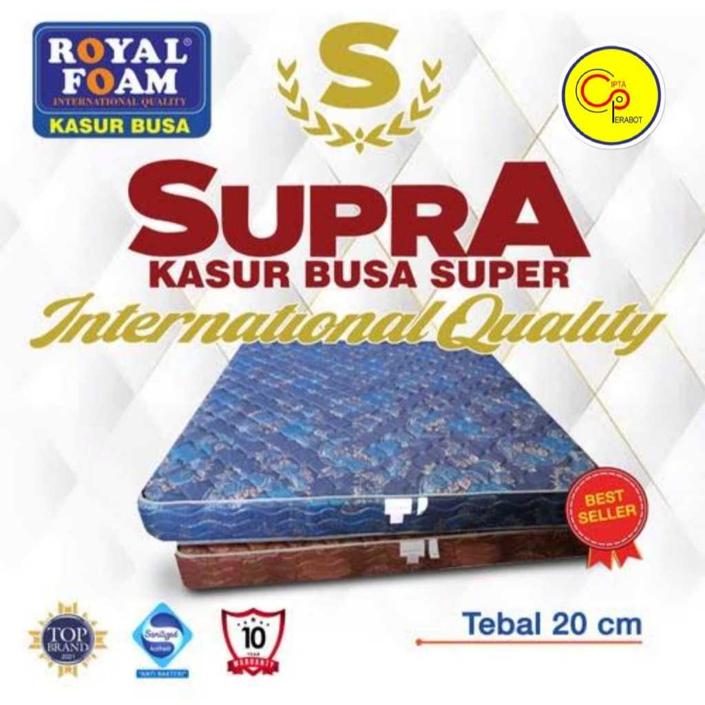 Kasur busa Supra dari Royal Foam Bergaransi 10 Tahun