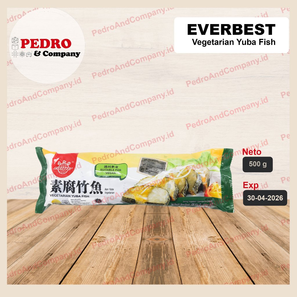 

Everbest- Vegetable yuba fish/ daging ikan vege imitasi (500 gr)