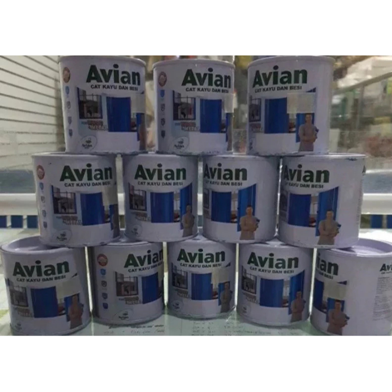 CAT KAYU BESI AVIAN PELAPIS ANTI KARAT RAYAP CET PINTU JENDELA KUSEN BESI GALVANIS ALMUNIUM SENI