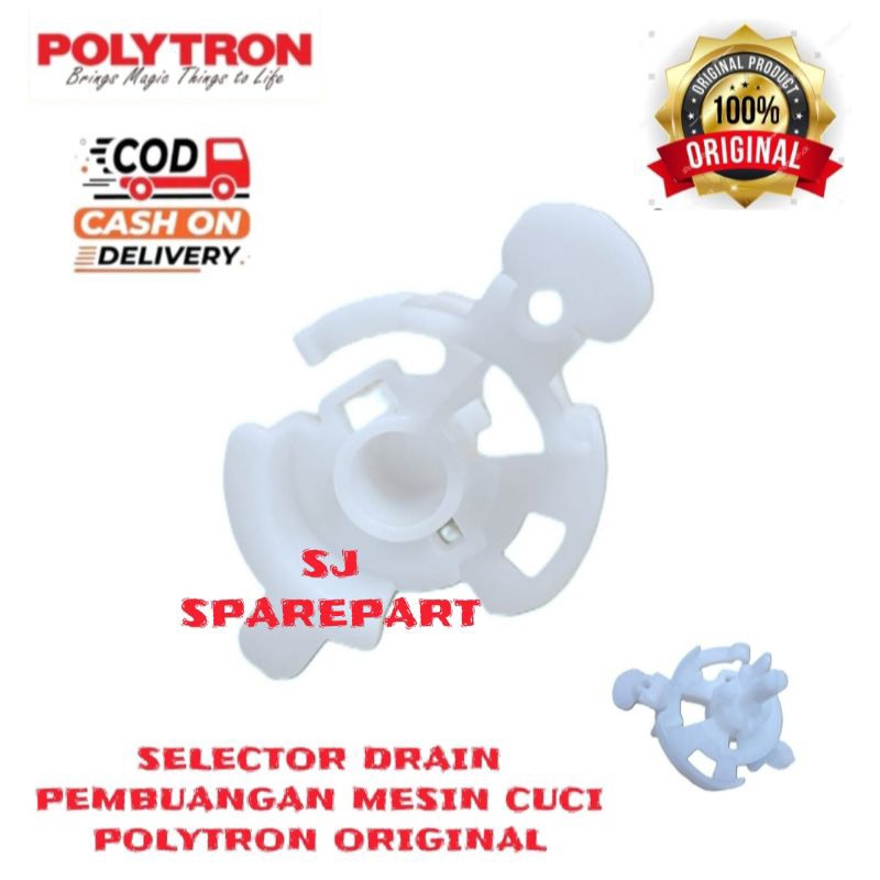 SELECTOR DRAIN PEMBUANGAN MESIN CUCI POLYTRON ORIGINAL