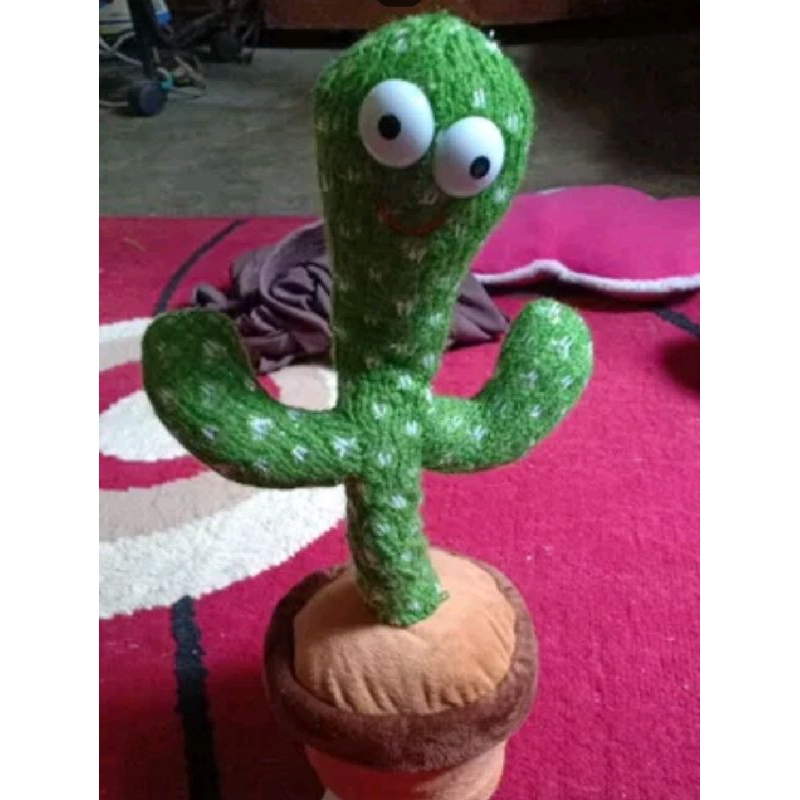 REMIU_SHOP Mainan Boneka Kaktus Goyang Kaktus Menari Joged Bisa Di Cas