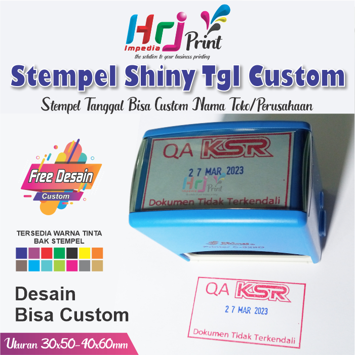 

Cetak stempel Tanggal Custom Nama Toko/Perusahaan | Stempel Tanggal Custom Desain/Logo | Stempel Tgl Shiny Custom
