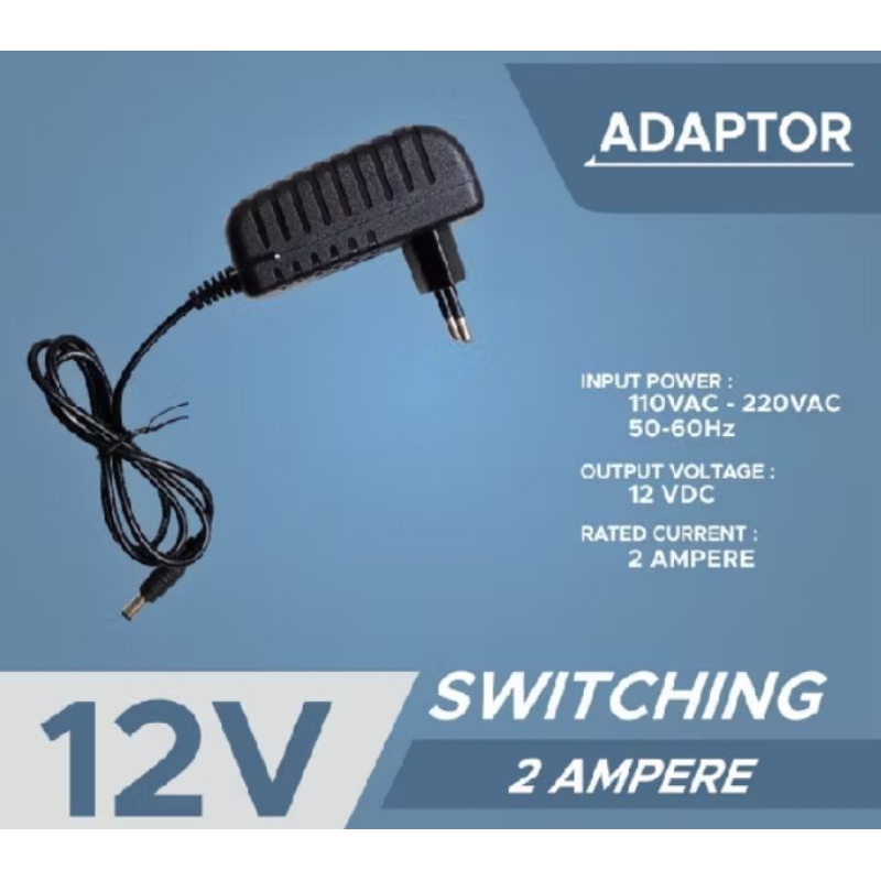 Adaptor 12 volt 2 ampere