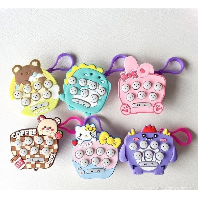 Pop It Elektrik Mini / Gantungan Tas Popit / Mainan Anak Pencet