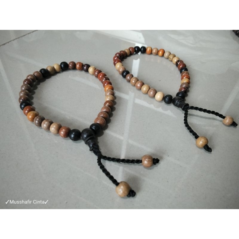 Gelang Kombinasi Kayu Bertuah