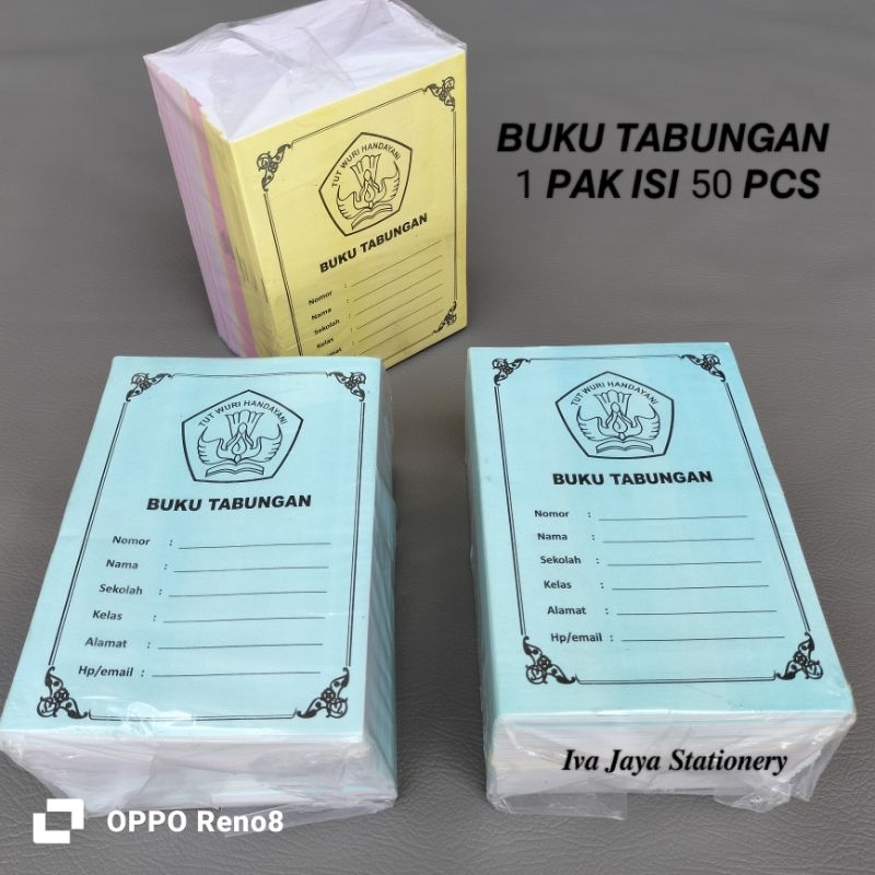 

1 Pak Buku Tabungan Murah / Buku Tabungan Anak Sekolah