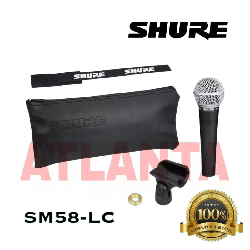 Microphone Kabel Shure SM58LC Original Dyamic Mic Cable Shure SM 58LC Garansi Resmi