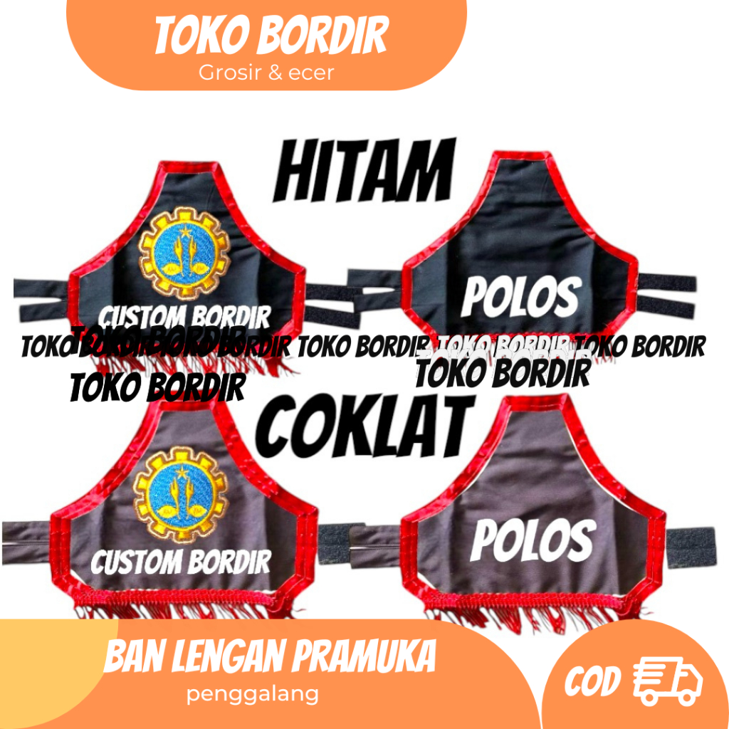 Ban lengan Pramuka penggalang / ban lengan merah