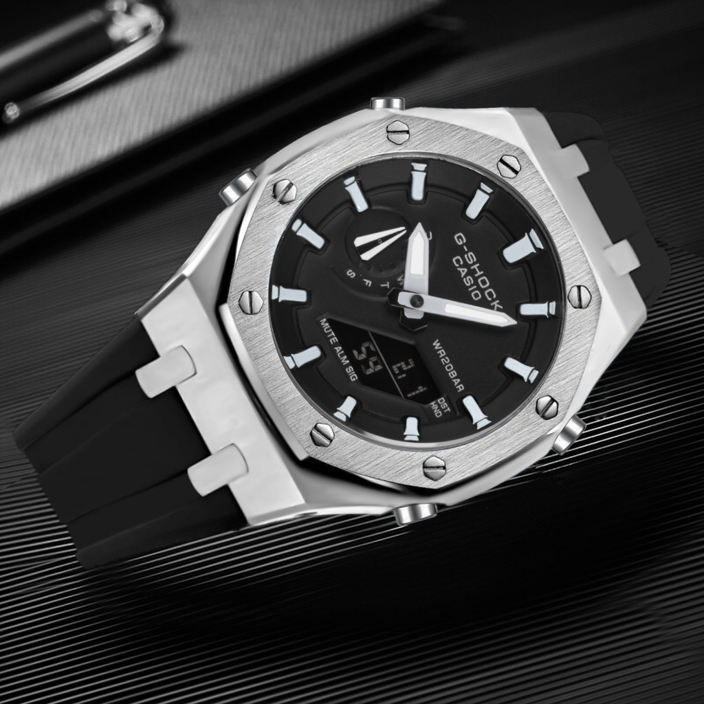 COD Gshock GA2100 CUSTOM crono & autolight aktif