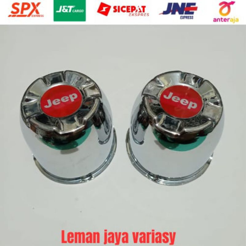 Dop Roda Tutup Velg Mobil Suzuki Jeep katana veroza Escudo Tft Vitara Diameter 11.6 cm Croom merah