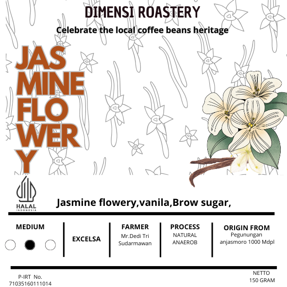 

EXCELSA "JASMINE FLOWERY" ROASTBEAN EXCELSA JASMINE FLOWERY 150 GRAM