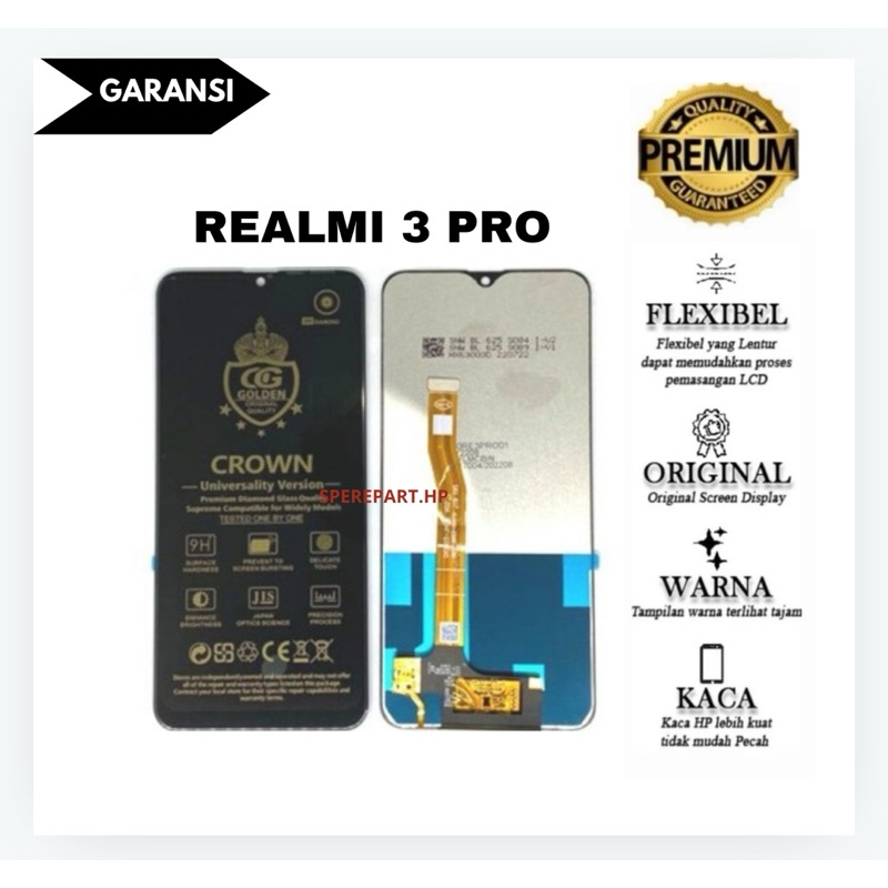 LCD TOUCHSCREEN REALMI 3 PRO FULLSET ORIGINAL/LCD ORIGINAL REALMI 3 PRO