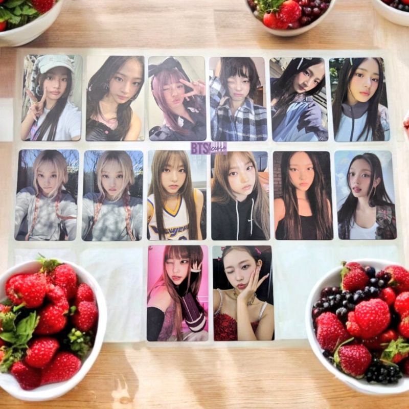 [TAKE ALL/BUNDLE PER-MEMBER] OFFICIAL PHOTOCARD NEWJEANS / MINJI HAERIN HANNI NEW JEANS PC | POB YZY