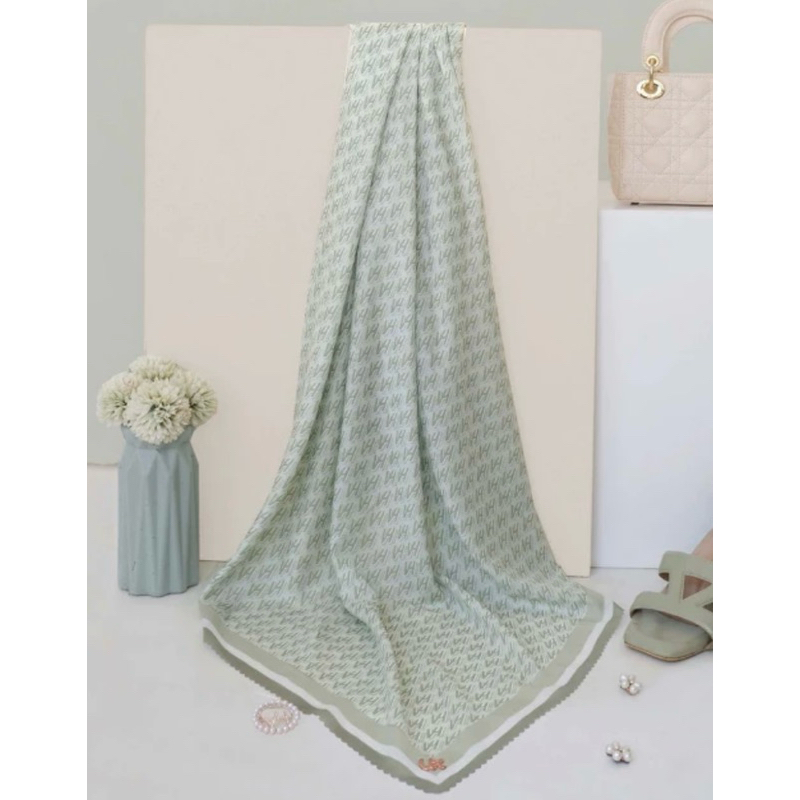 PRELOVED MONOGRAM SCARF CEO - VanillaHijab