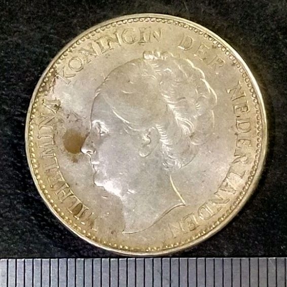 #17.WH. KOIN KUNO || KOIN PERAK || SILVER COIN 1G WILHELMINA TAHUN 1929