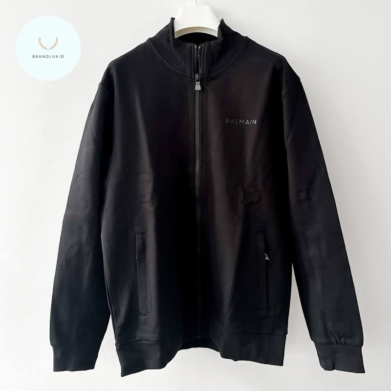 Balmain Logo Jacket All Black & Black (Unisex)