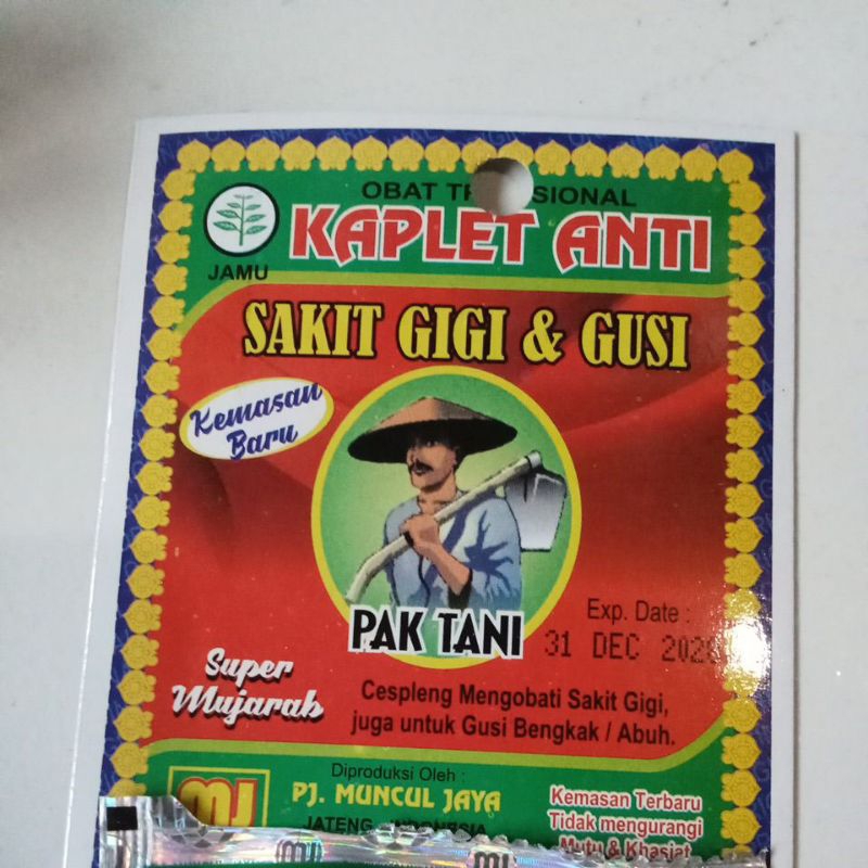 pak tani sakit gigi