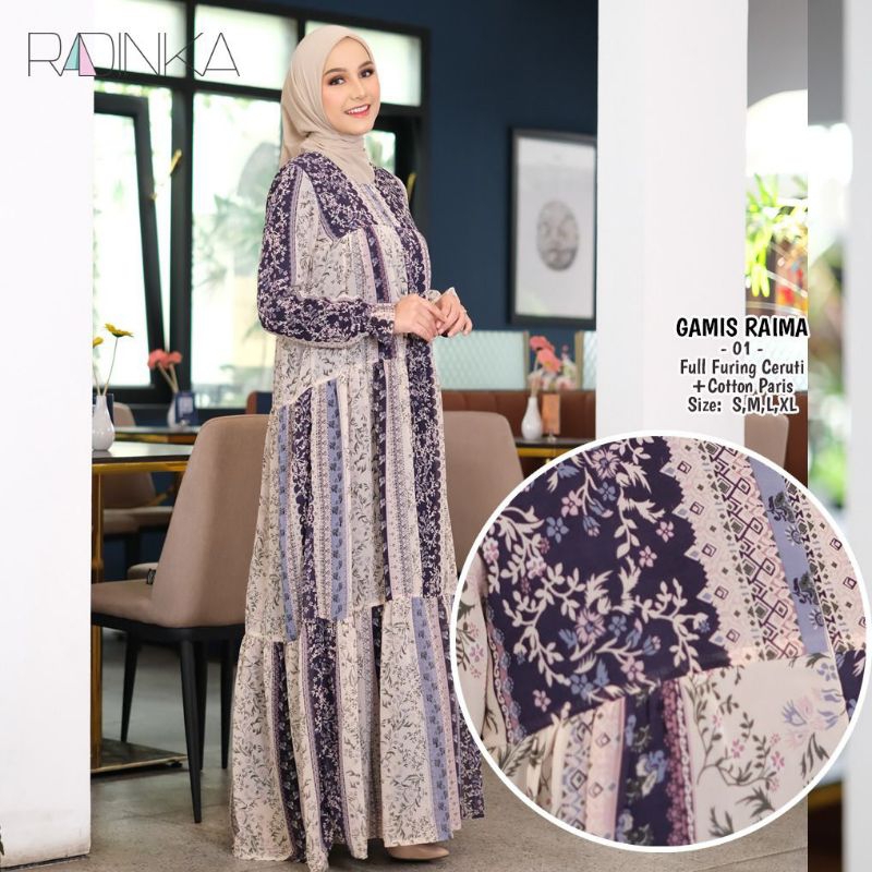 Gamis Dewasa Gamis Raima By Radinka Muslim