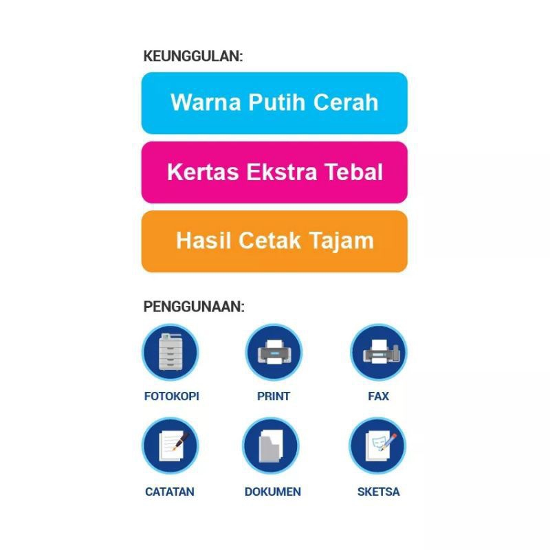 

Promo KERTAS A4 75 GRAM SIDU SINAR DUNIA 1 RIM 500 LEMBAR