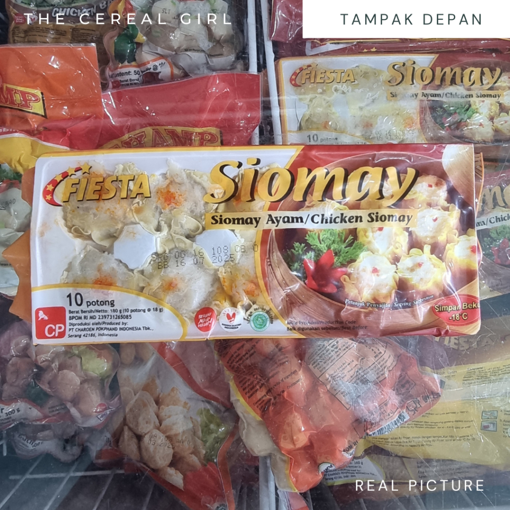 

[KONDISI BARU - 100% ORIGINAL] FIESTA Siomay Ayam - Chicken Siomay - 180gr (10 Potong)