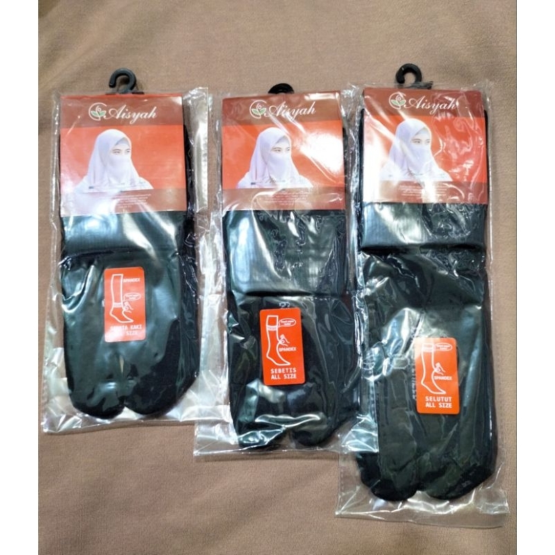 Kaos kaki jempol polos / kaos kaki jempol hitam polos / kaos kaki cewe