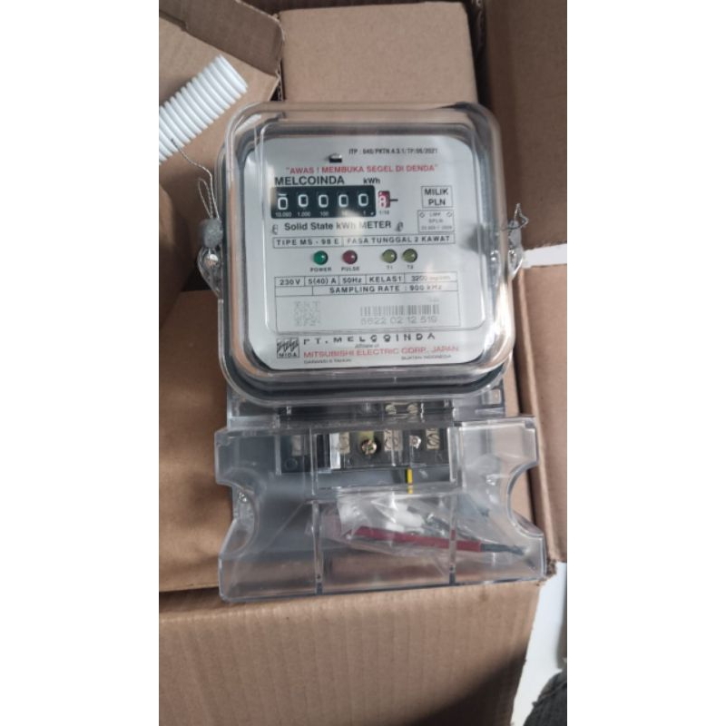 kwh meter merk MELCOINDA 5/40 A pascabayar