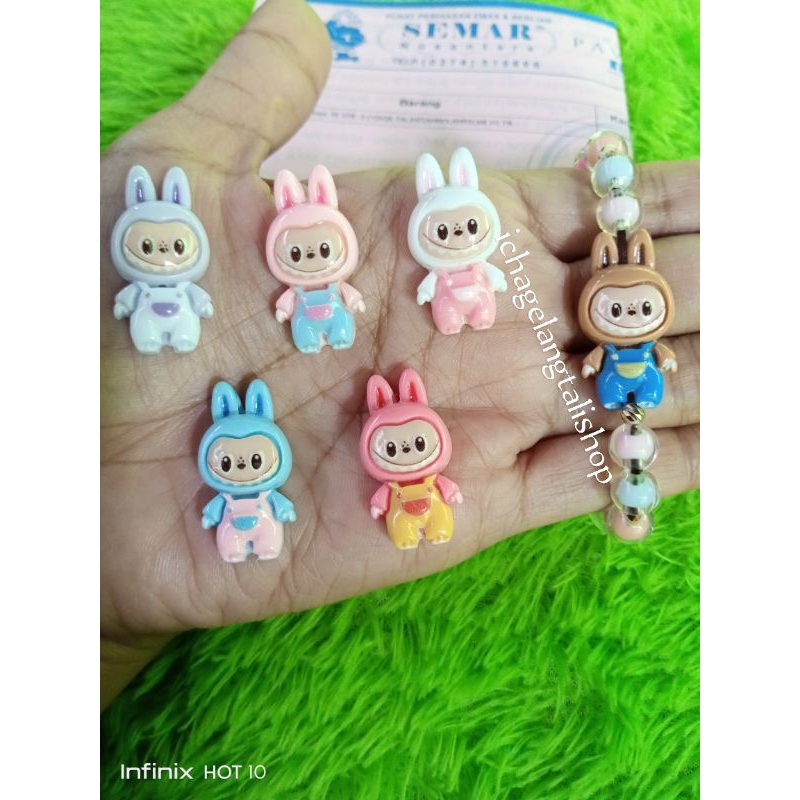 gelang anak bola warna labubu 0,1 gram semar nusantara