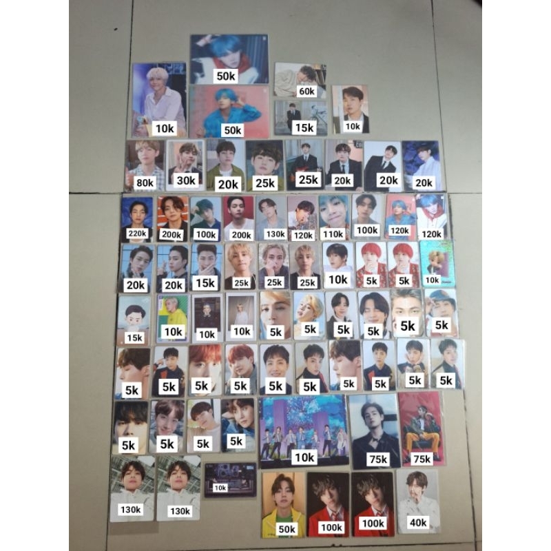 Photocard BTS official Butter Proof Dicon Taehyung Sys Ring Taehyung melet