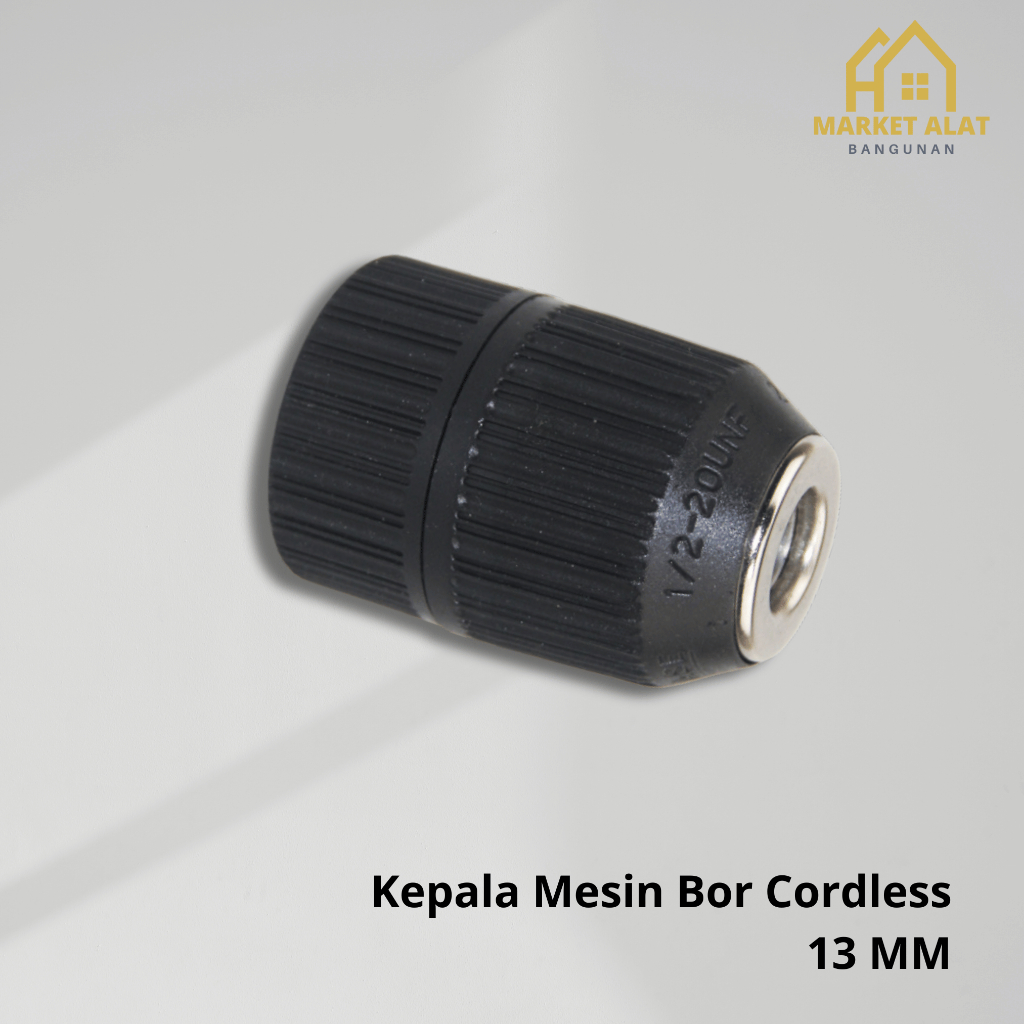 

Kepala Mesin Bor Tanpa Kunci 13 mm Drat 1/2" UNF / Drill Chuck Keyless Cordless Drat 1/2 Inch 13mm