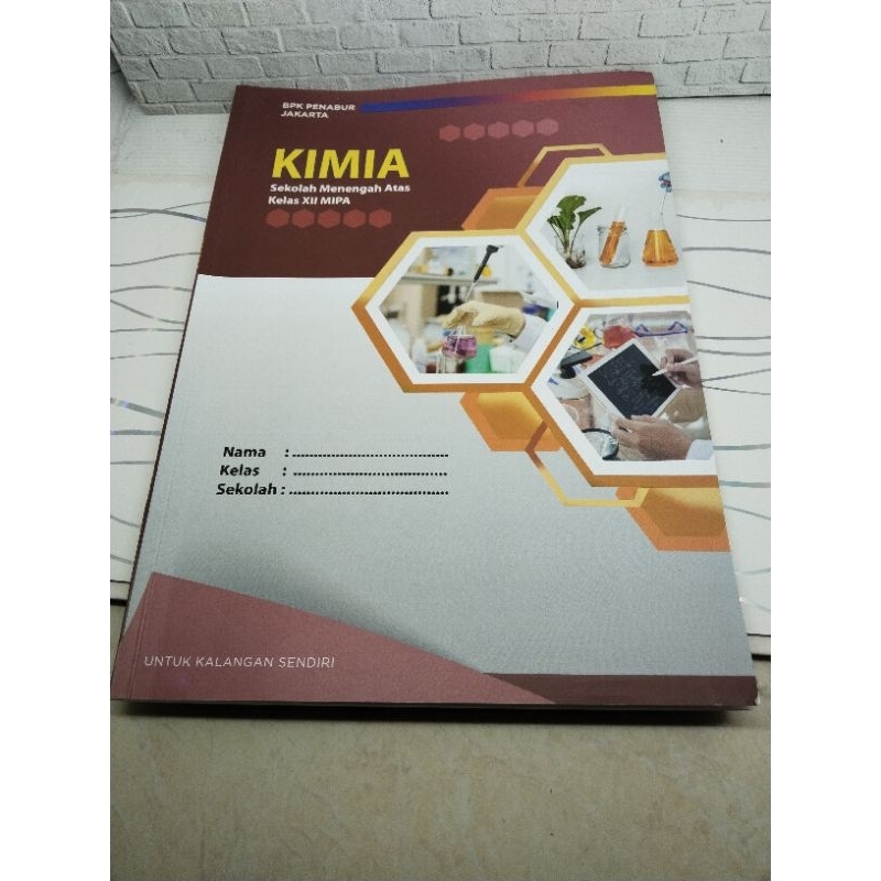 Buku Lks Kimia MIPA SMA BPK PENABUR kelas 12