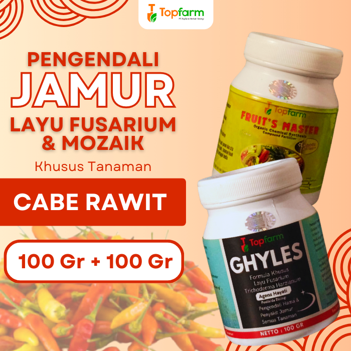 Fungisida Topfarm / Obat Jamur Akar Cabe / Obat Jamur Akar Untuk Cabe / Obat Jamur Pohon Cabe / Obat