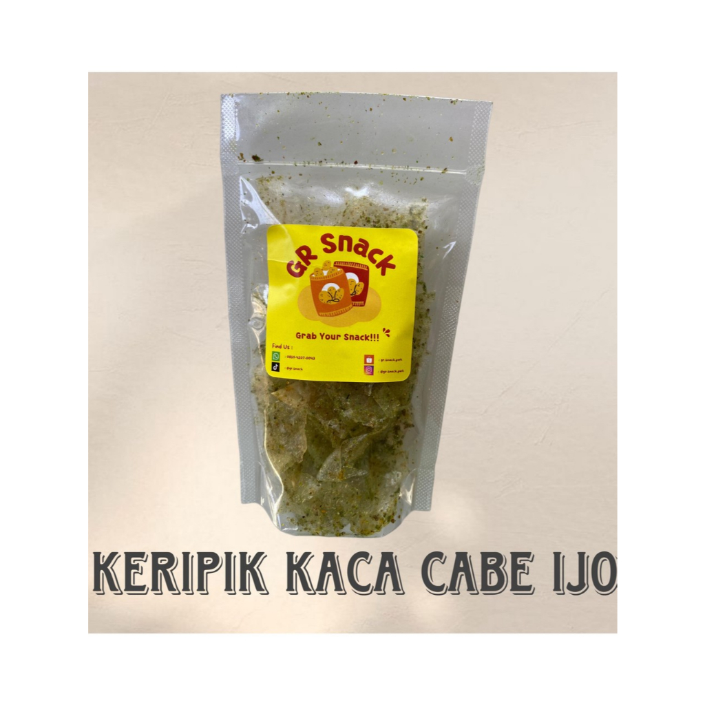 

Beledag Keripik Kaca Kripca 100gr / KERIPIK KACA 100g/ kripca / kripik kaca pedas daun jeruk