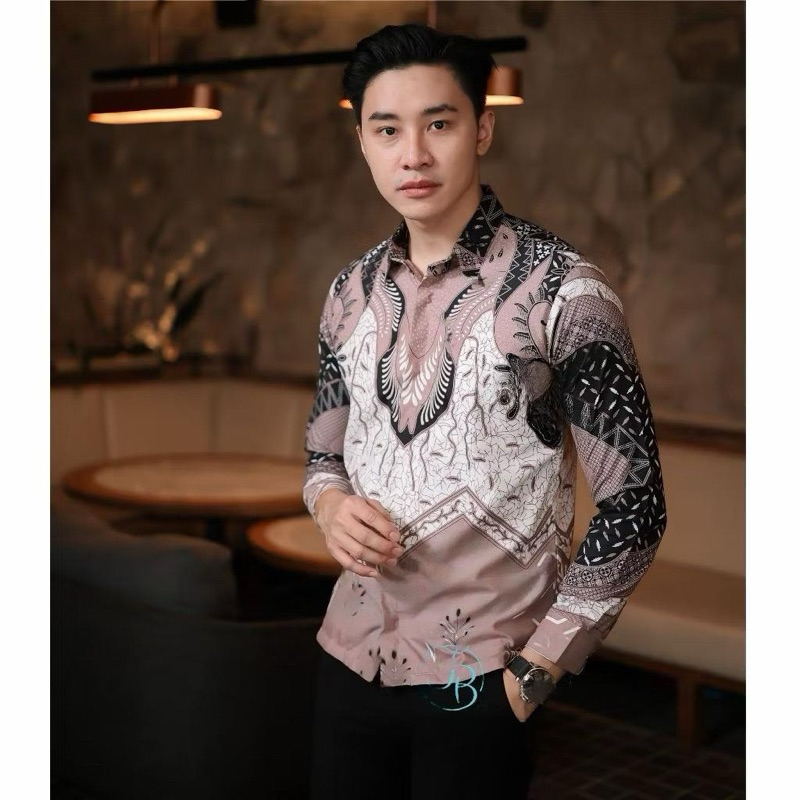 LAKSANA BATIK CR kemeja Pria Terbaru / Baju Batik Pria Premium