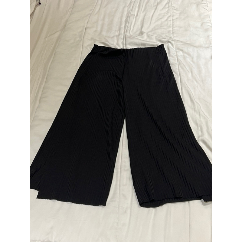 preloved zara kulot pants high slit