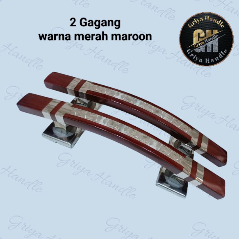 PROMO TERBARU TERBARU (4 biji) Handle pintu rumah Full set kunci Tarikan pintu model kotak sabit