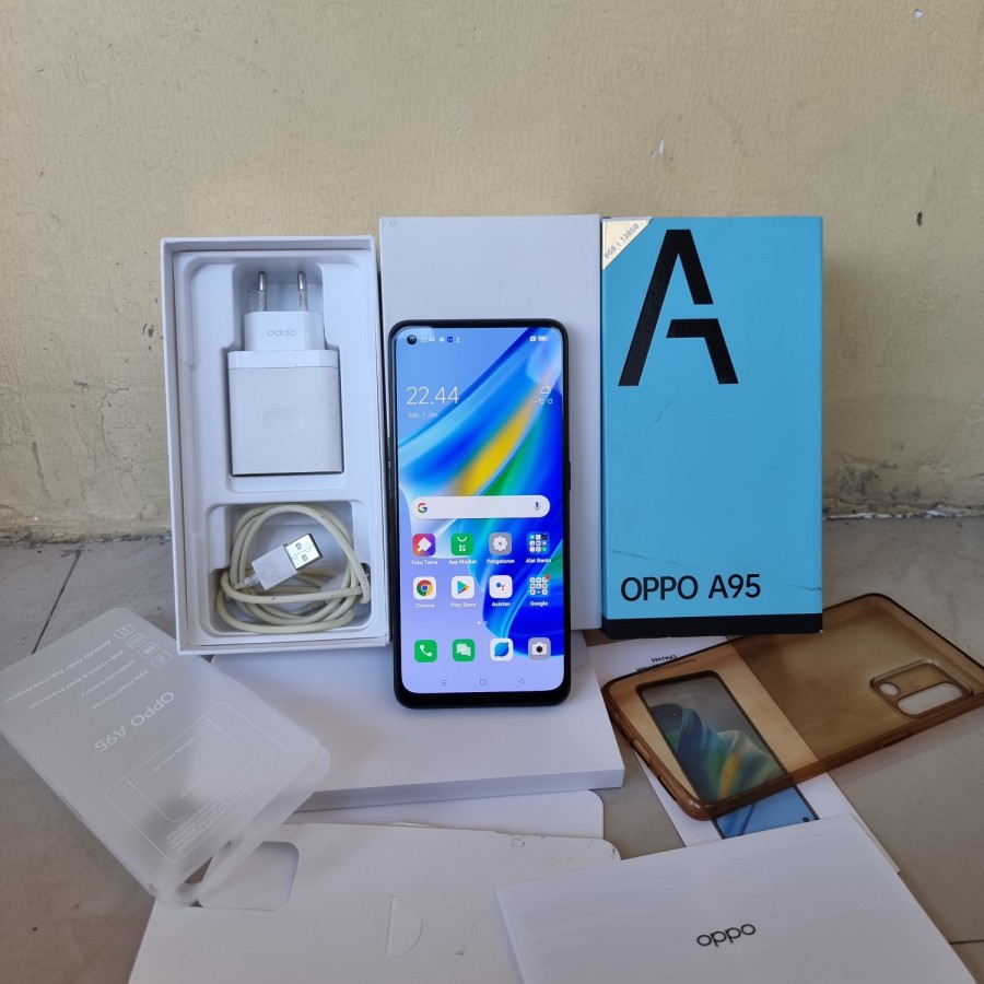 Oppo A95 NFC Ram 8/128Gb Second Fullset Segel Garansi